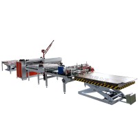 Automatic  feeding and unloading Woodworking PVC Film Laminating Machine for MDF Panel